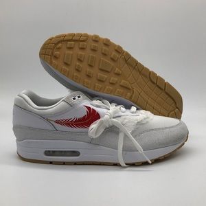 Mens Nike Air Max 1 The Bay White University Red FJ4451-100 Marked Size 11.5